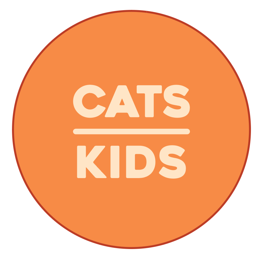 Cats over Kids - Button - Child Free - Cat Lover