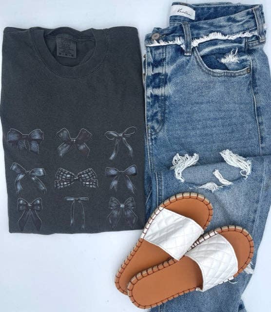 Monochromatic Bow Tee
