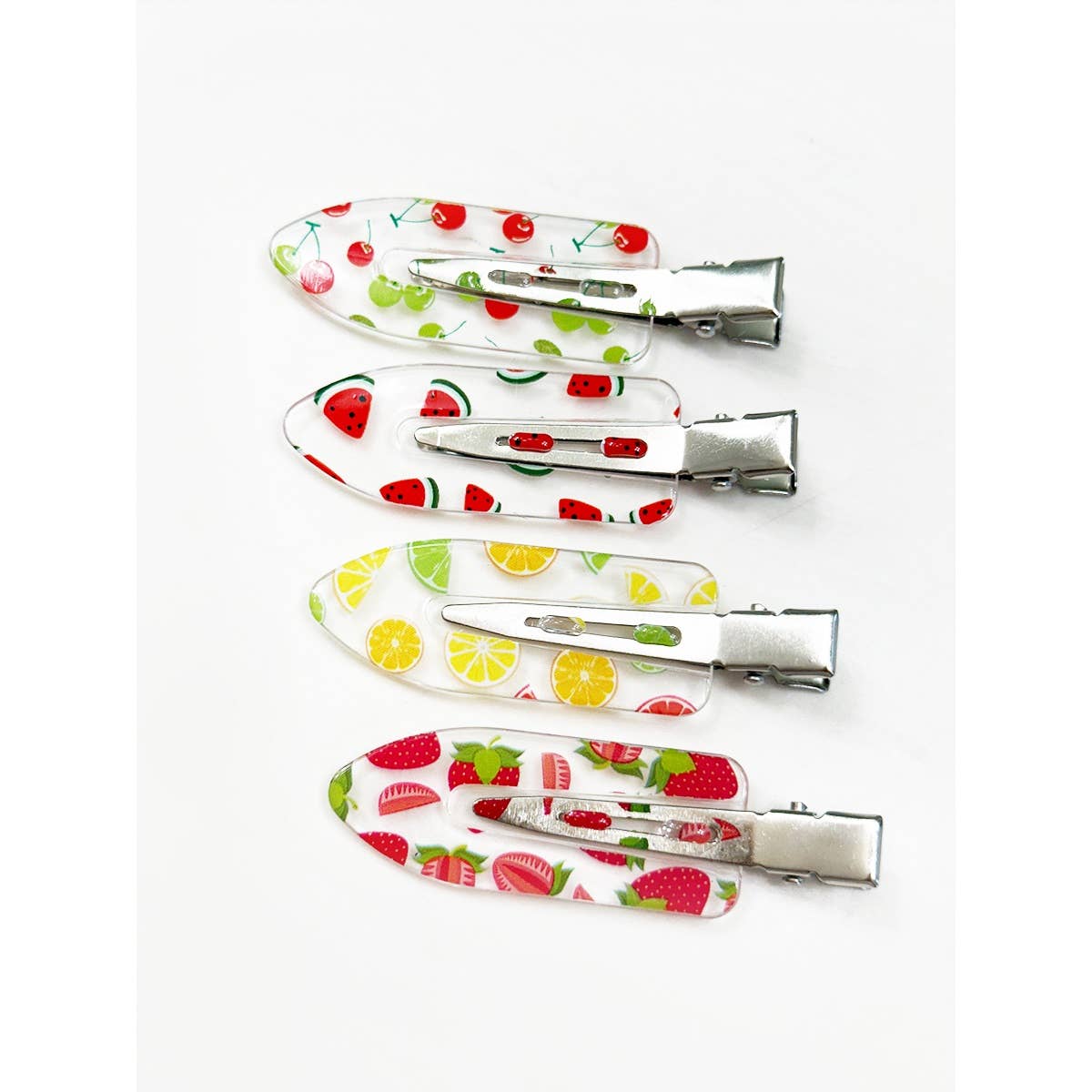 Fruit Print Styling Duck Bill Clips