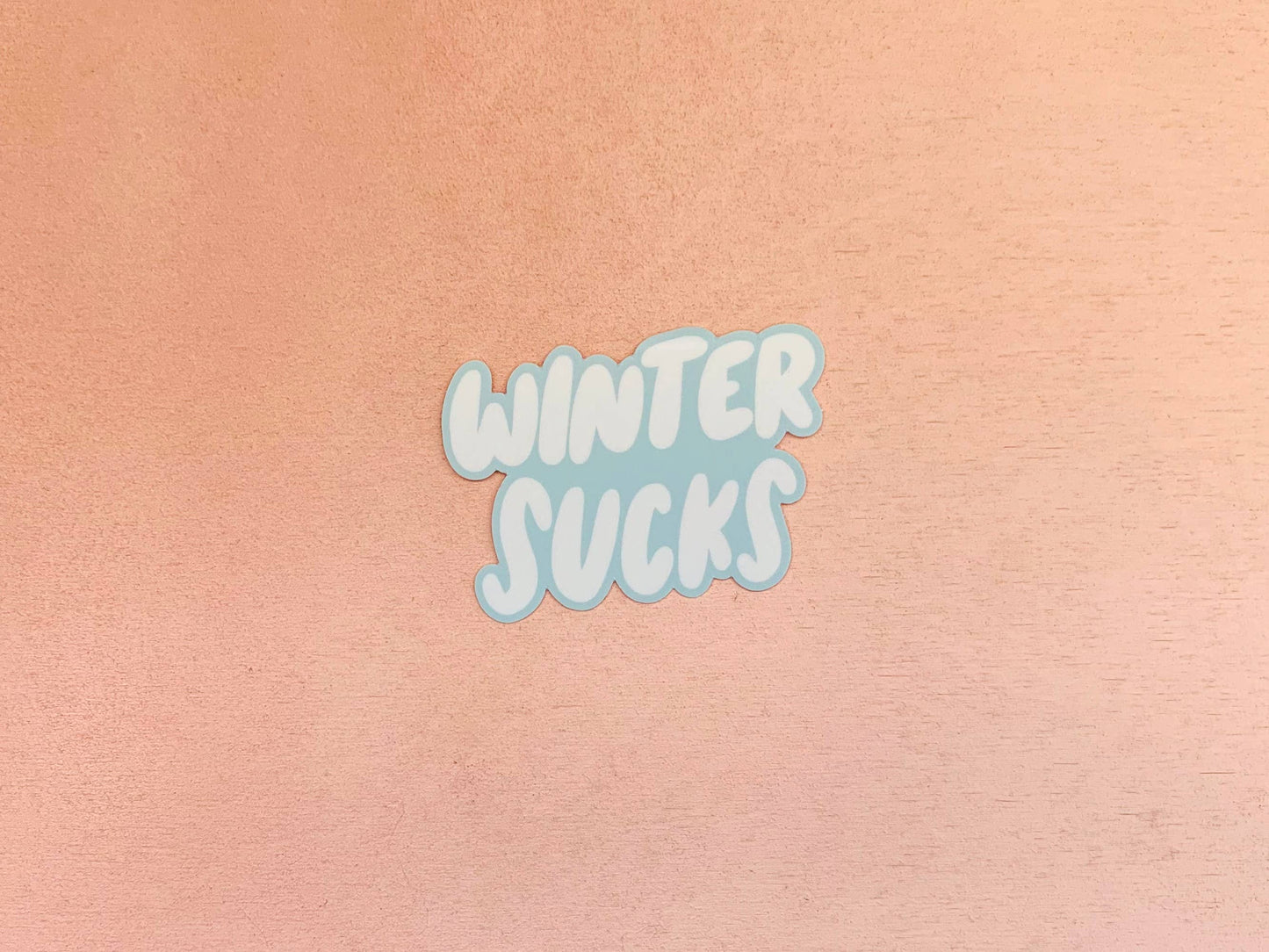 Winter Sucks Vinyl Sticker