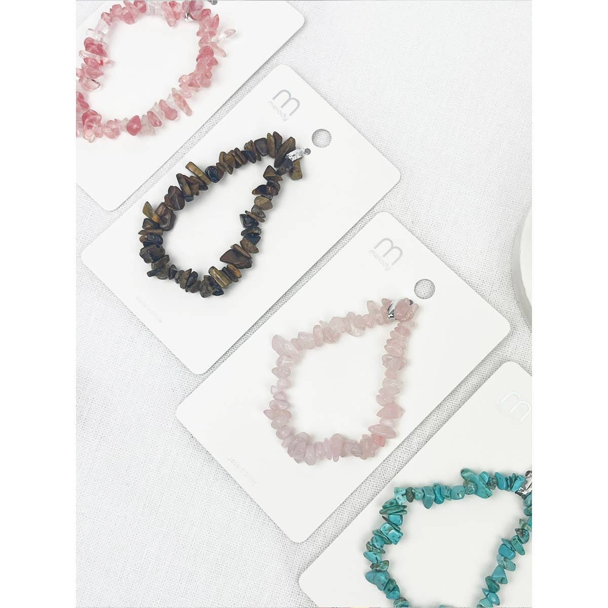 Variety Tone Irregular Stone Bracelets