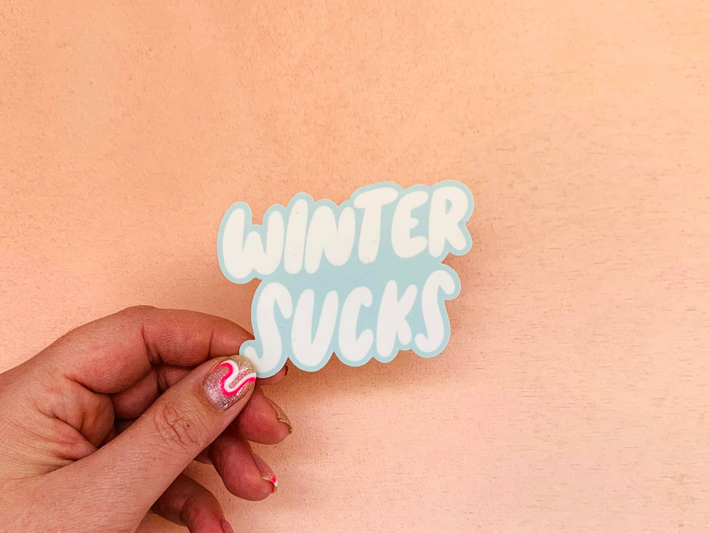 Winter Sucks Vinyl Sticker
