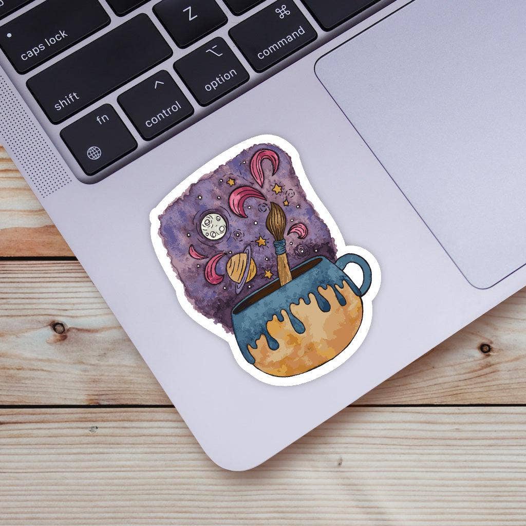Mug Artist Coffee Sticker