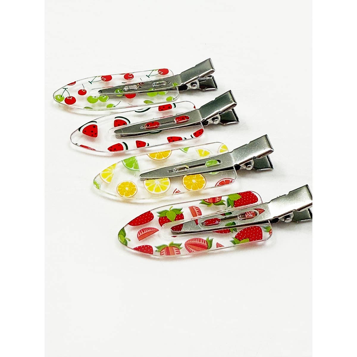 Fruit Print Styling Duck Bill Clips
