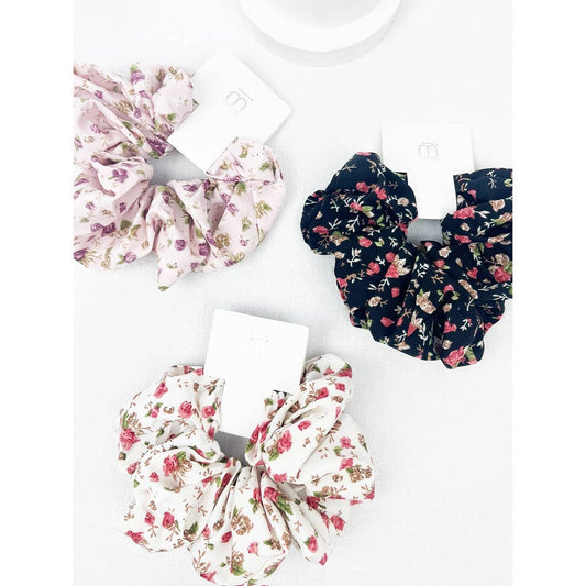 Ditsy Floral Print Scrunchie