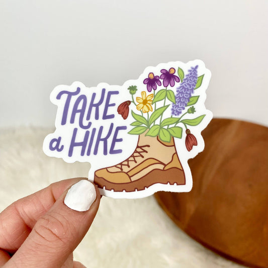 Take A Hike Nature Sticker